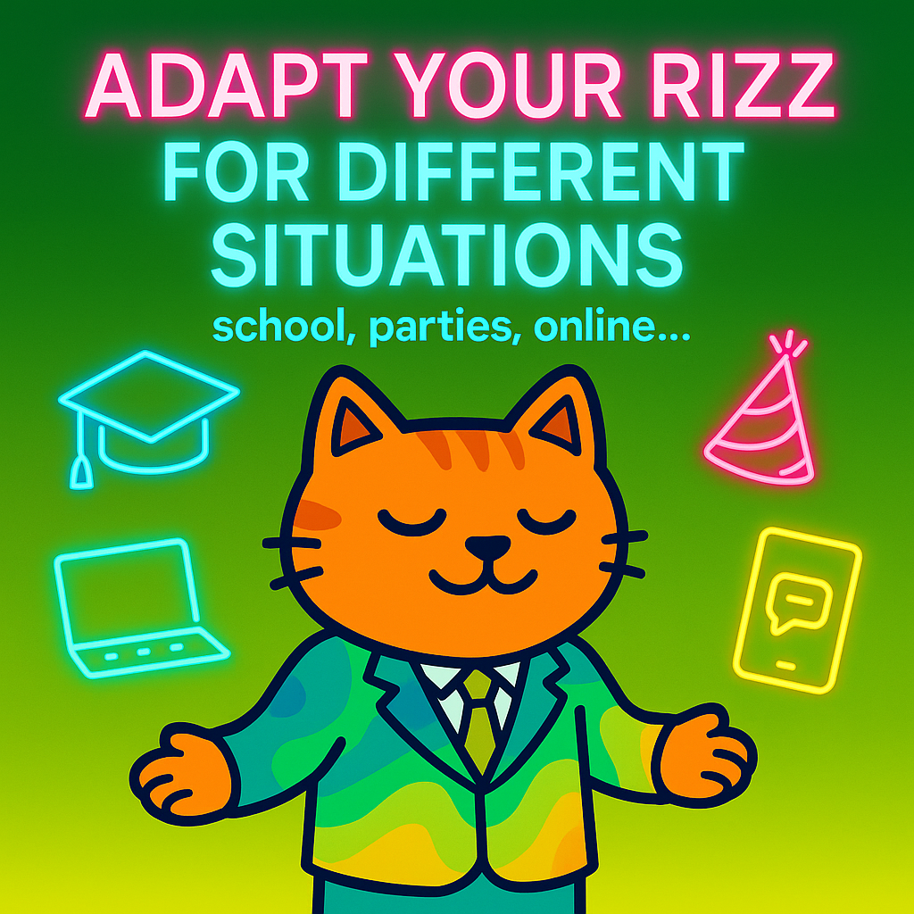 How to Adapt Your Rizz for Different Situations (School, Parties, Online…)
